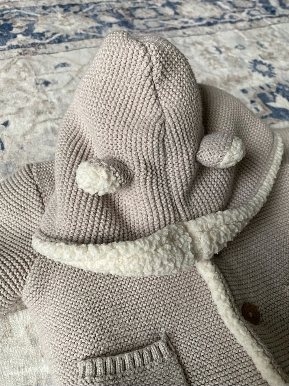 Carter’s Cozy Knit Baby Sherpa Hooded Jacket
